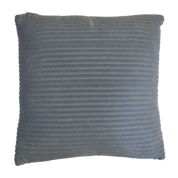 Ribbed Grey Cushion Set of 2