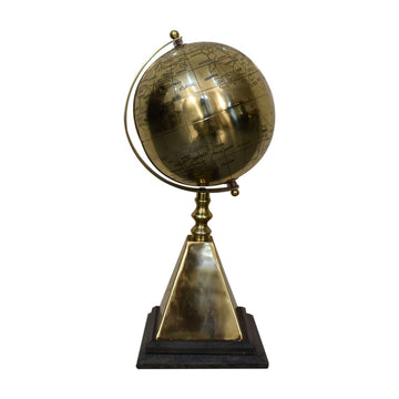 Gold Pyramid Globe