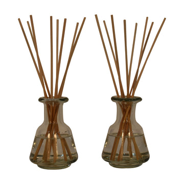 Adira Glass Bottle Diffuser Set (Lemongrass & Summer Tides)