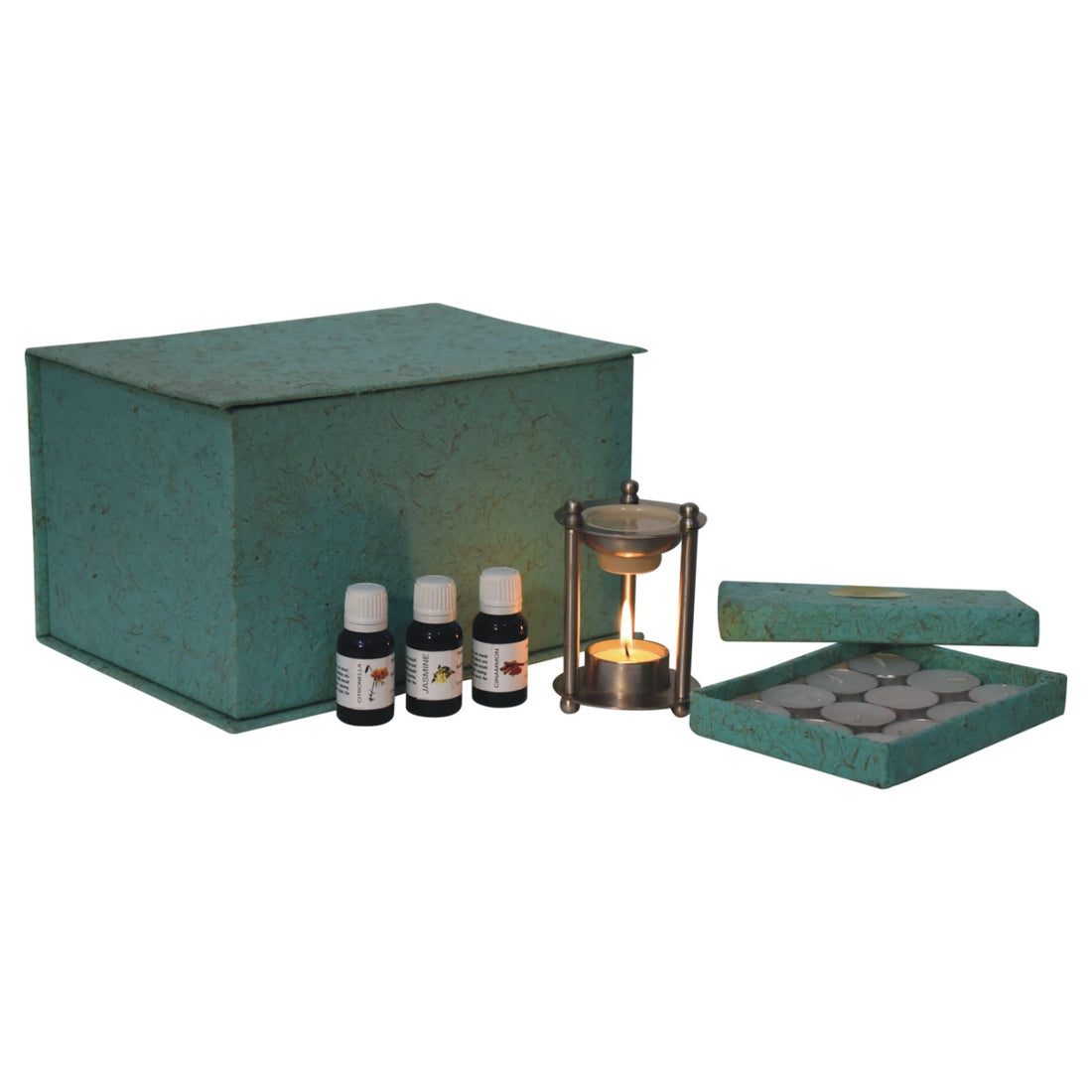 Nickle Oil Burner Set  (Jasmine, Cinnamon, Citronella)