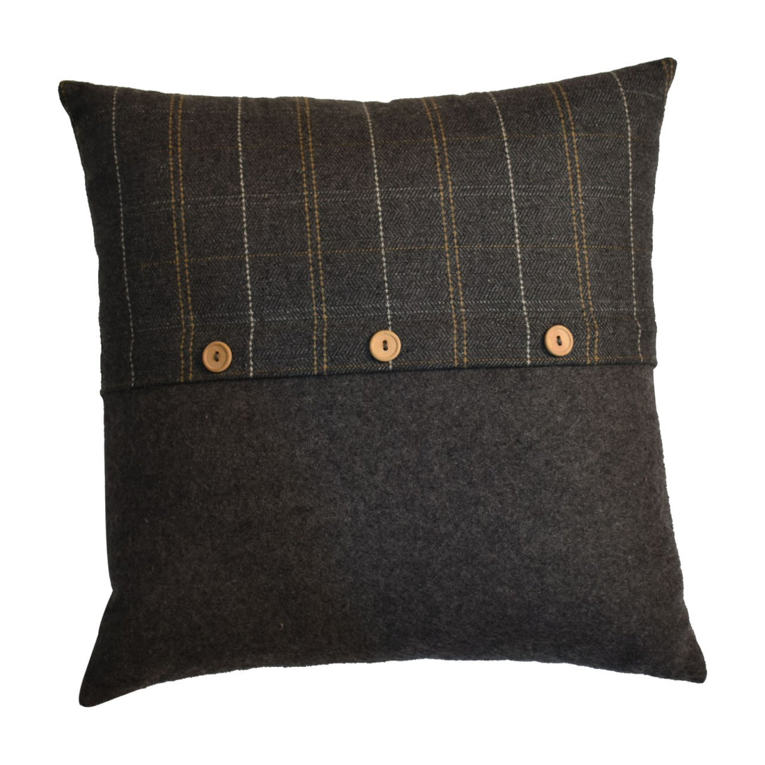 Quinn Cushion Set of 2 - Pewter Tweed