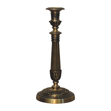 Brass Carved Candle Stand