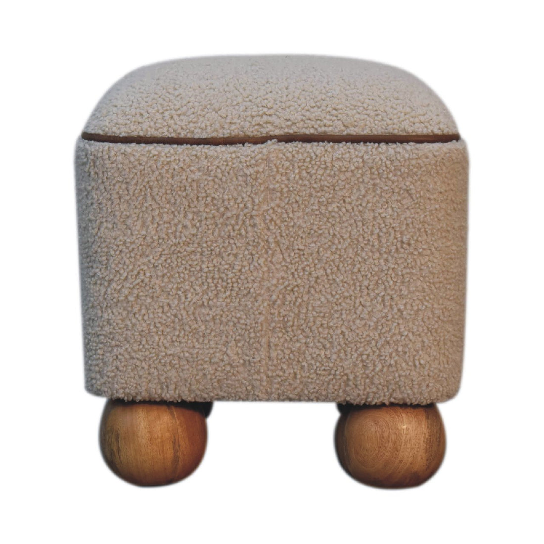 Serenity Square Footstool with Ball Feet