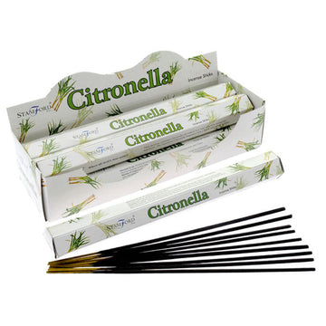 6x Stamford Hex Incense Sticks - Citronella