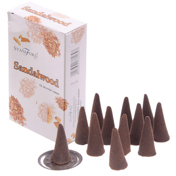 Stamford Hex Incense Cones - Sandalwood