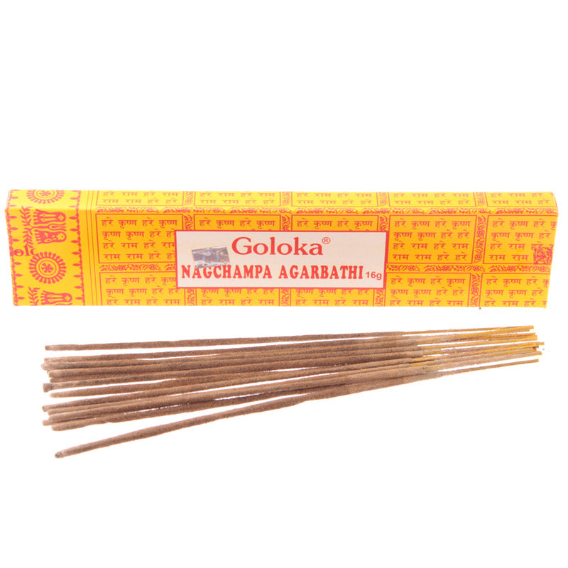 12x Agarbathi Nag Champa Golaka Incense Sticks