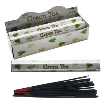 Stamford Hex Incense Sticks - Green Tea