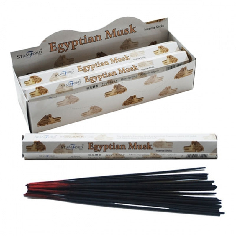 6x Stamford Hex Incense Sticks - Egyptian Musk