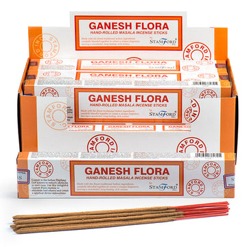 12 x Stamford Masala Incense Sticks - Ganesh Flora