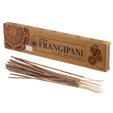 6x Goloka Incense Sticks - Frangipani