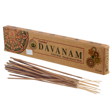 6x Goloka Incense Sticks - Davanam