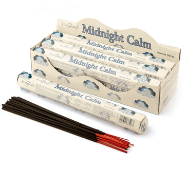 6x Stamford Hex Incense Sticks - Midnight Calm