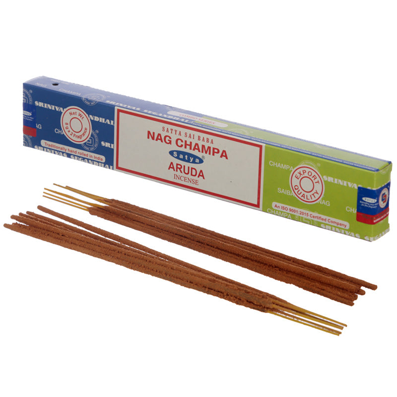 12x Satya Incense Sticks - Nag Champa & Aruda