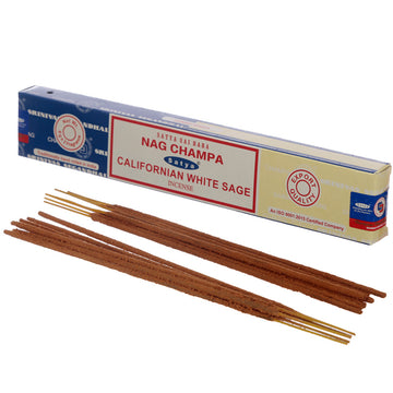 Satya Incense Sticks - Nag Champa & Californian White Sage