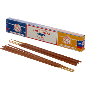 12x Satya Incense Sticks - Nag Champa & Copal