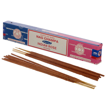 Satya Incense Sticks - Nag Champa & Indian Rose
