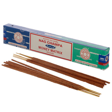 Satya Incense Sticks - Nag Champa & Money Matrix