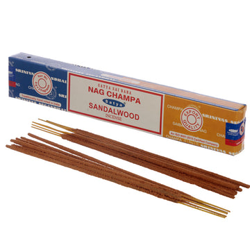 Satya Incense Sticks - Nag Champa & Sandalwood