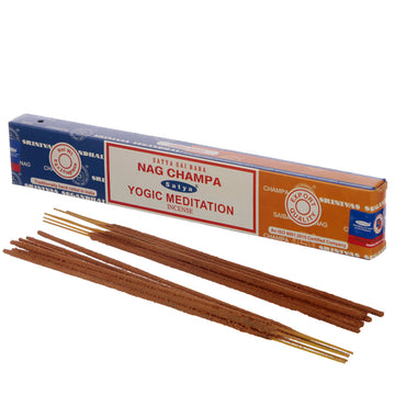 12x Satya Incense Sticks - Nag Champa & Yogic Meditation