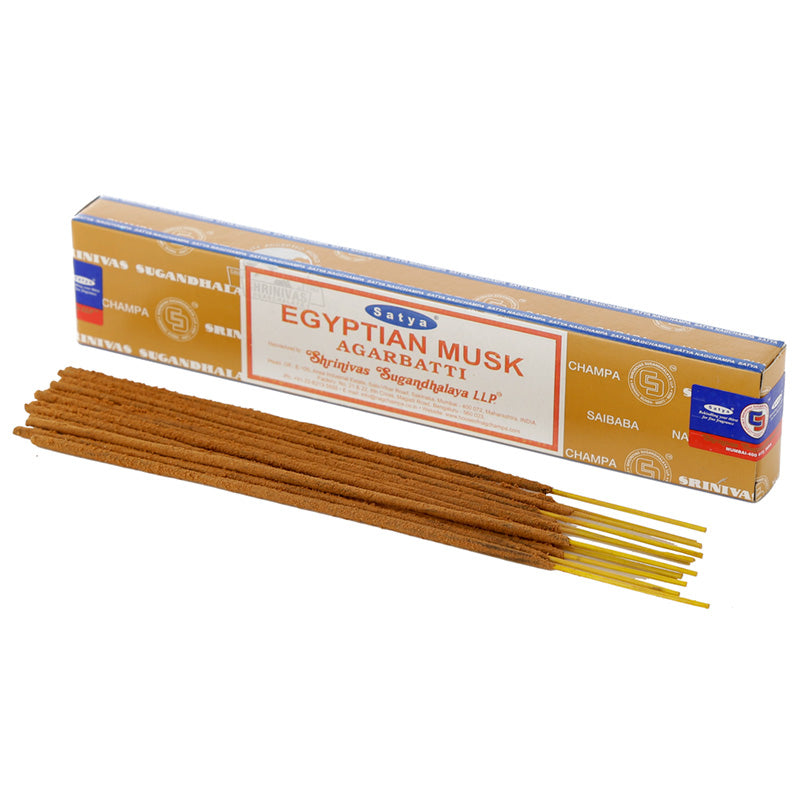 12x Nag Champa Sayta VFM Egyptian Musk Incense Sticks