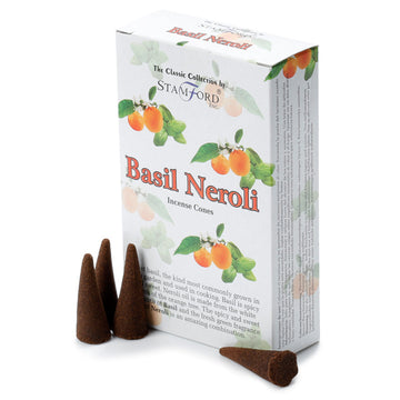 37197 Stamford Incense Cones - Basil & Neroli