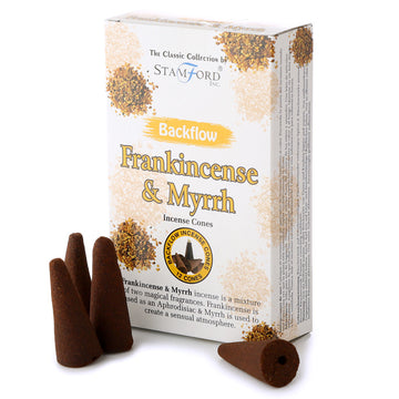 12x Stamford Backflow Incense Cones - Frankincense & Myrrh