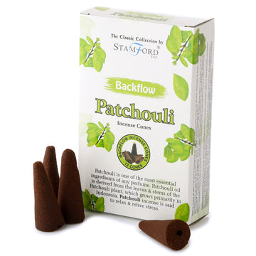 12x Stamford Backflow Incense Cones - Patchouli