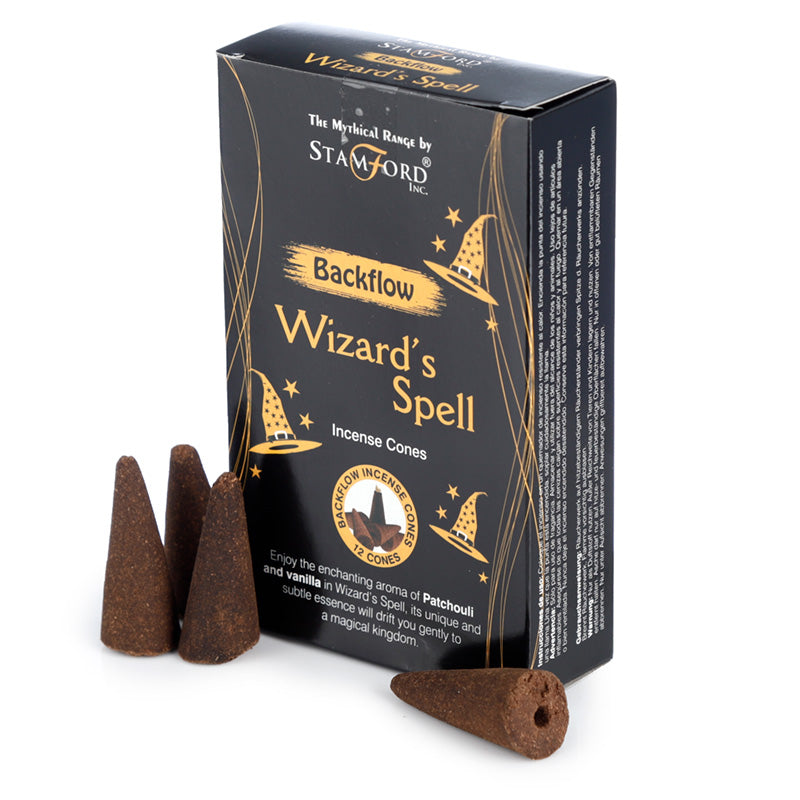 12x Stamford Backflow Incense Cones - Wizards Spell
