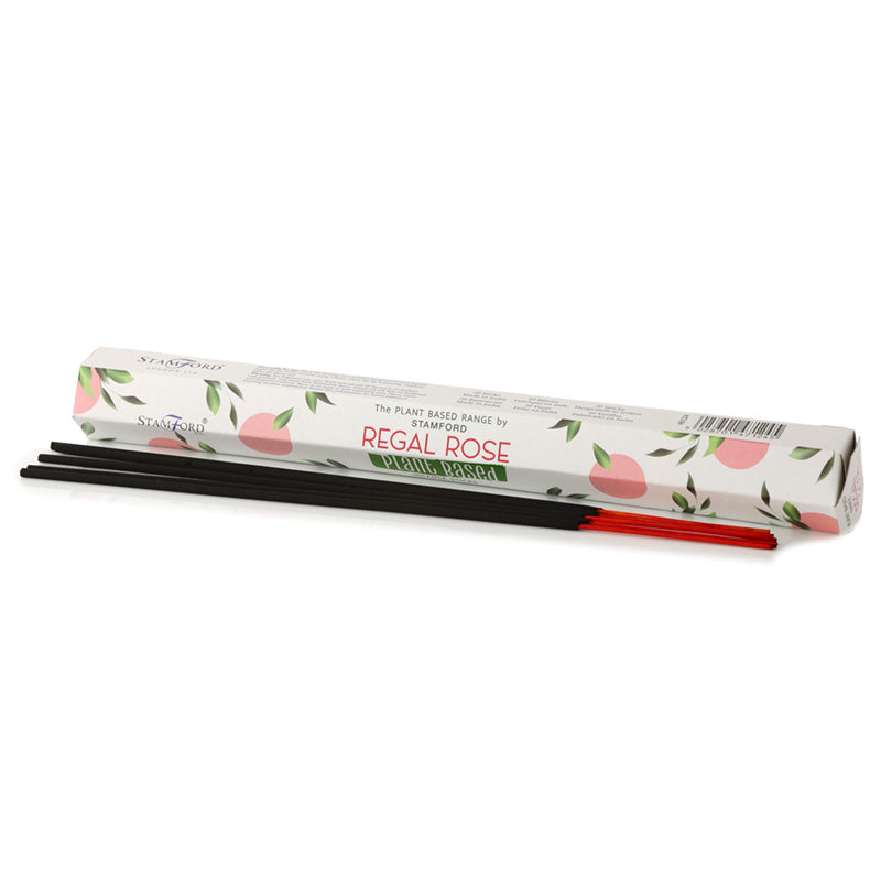 Premium Plant Based Stamford Hex Incense Sticks -  Regal Rose