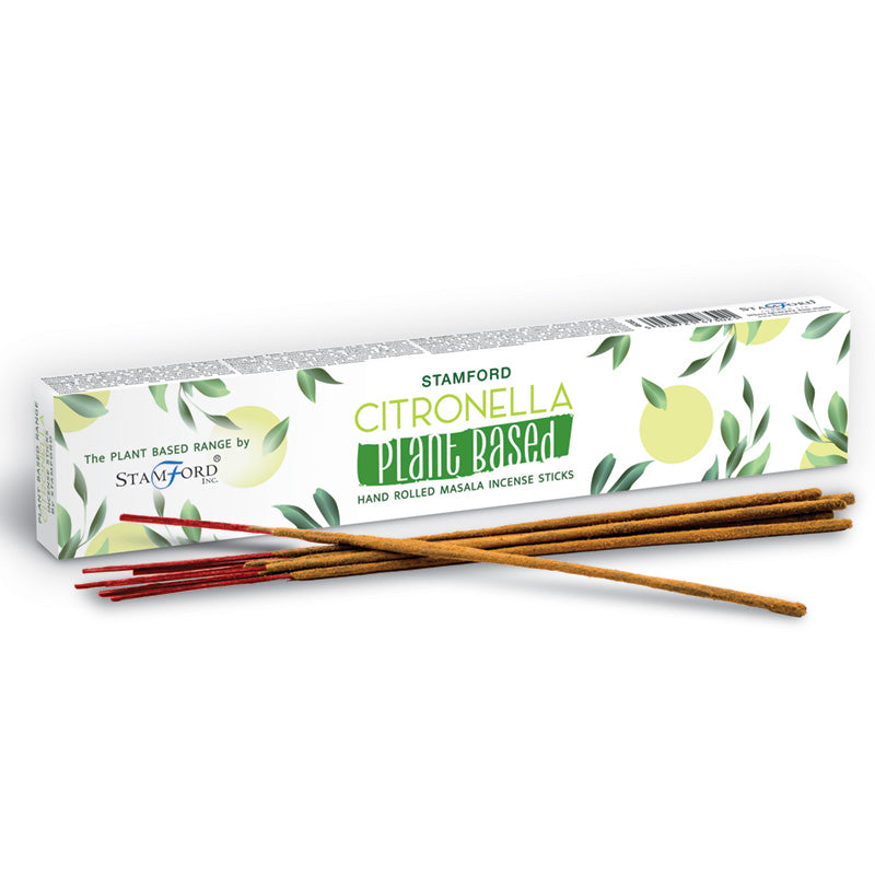 6x Premium Plant Based Stamford Masala Incense Sticks - Citronella