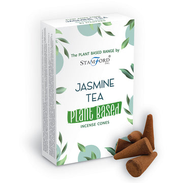 6x 46202 Stamford Plant Based Incense Cones - Jasmine Tea