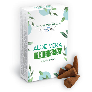 6x 46221 Stamford Plant Based Incense Cones - Aloe Vera