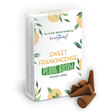 6x 46225 Stamford Plant Based Incense Cones - Sweet Frankincense