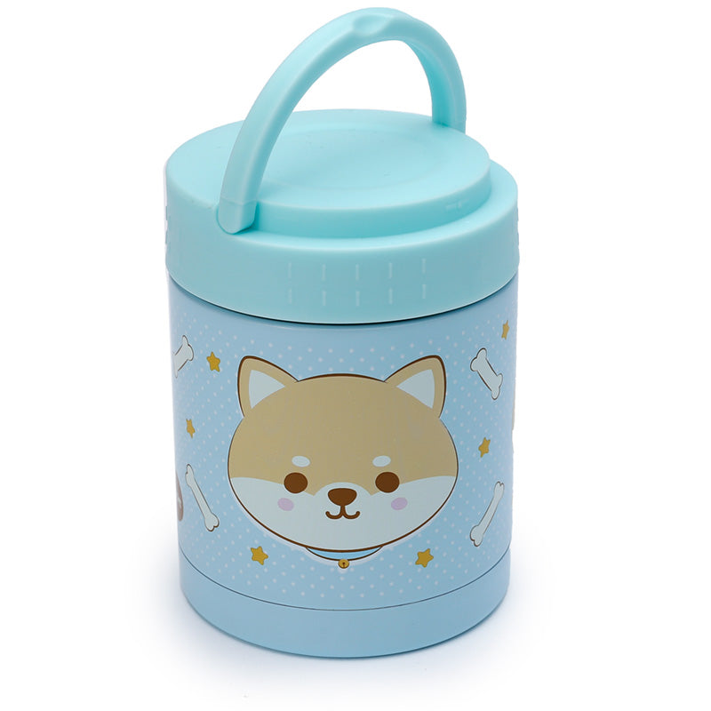 Adoramals Shiba Inu Dog Stainless Steel Insulated Food Snack/Lunch Pot 400ml