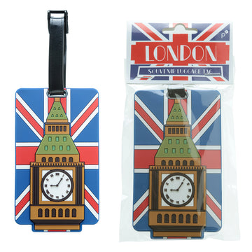 Fun Novelty Union Jack Big Ben Luggage Tag