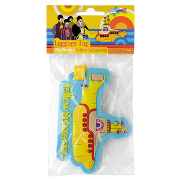 Fun PVC Luggage Tag - Yellow Submarine