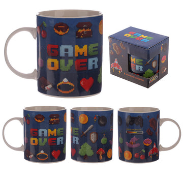 Collectable Porcelain Mug - Game Over Design