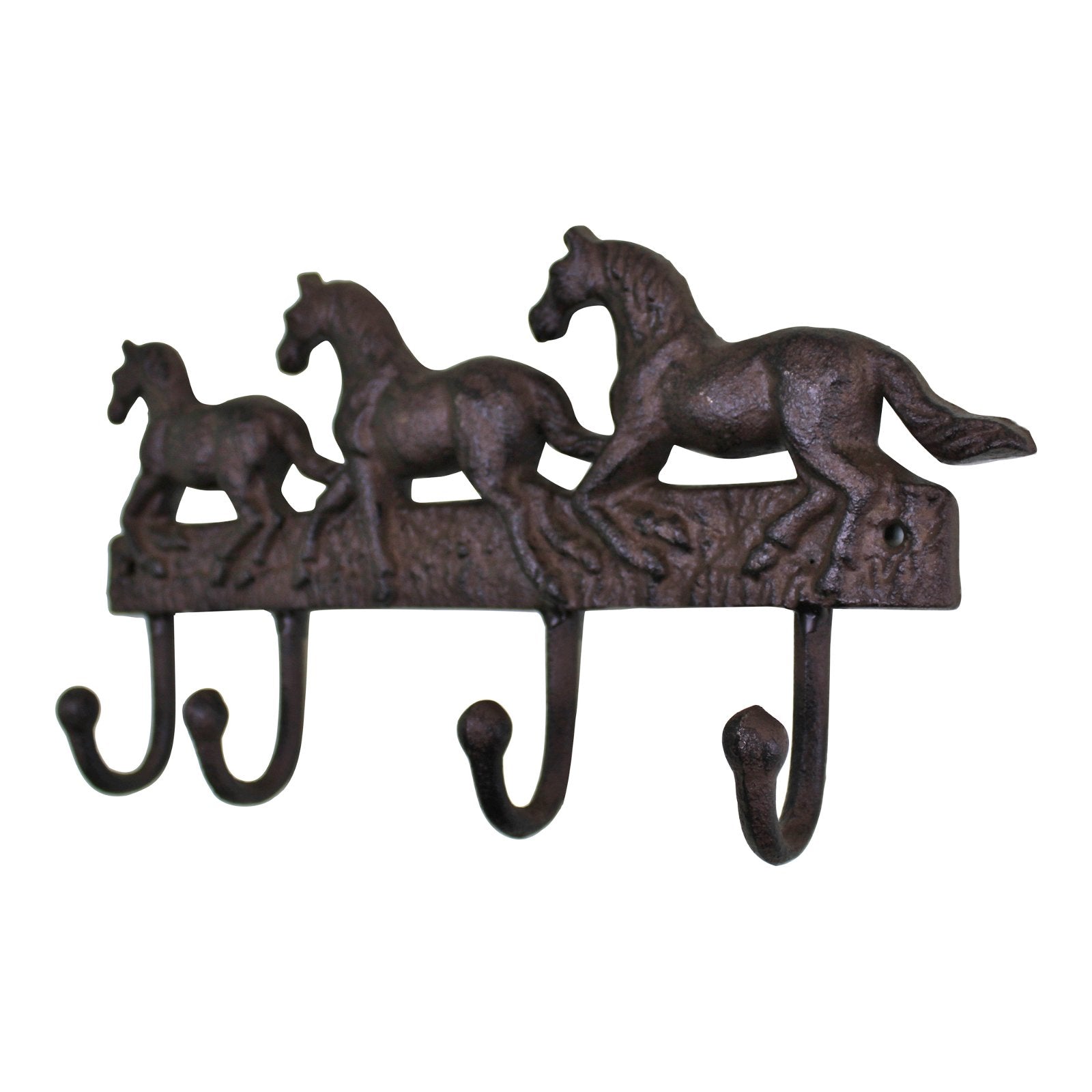 2 - Horse head coat hooks