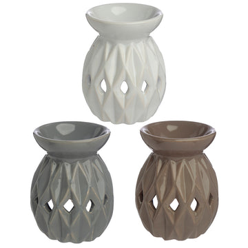 Ceramic Origami Design Eden Oil and Wax Burner