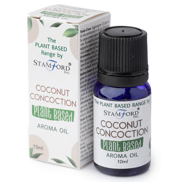 6x Premium Plant Based Stamford Aroma Oil - Coconut Concoction 10ml