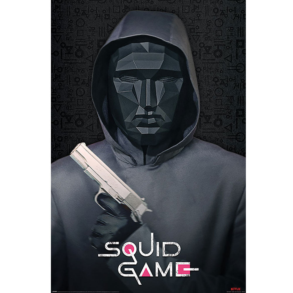 Squid Game Poster Mask Man 266 - Officially licensed merchandise.