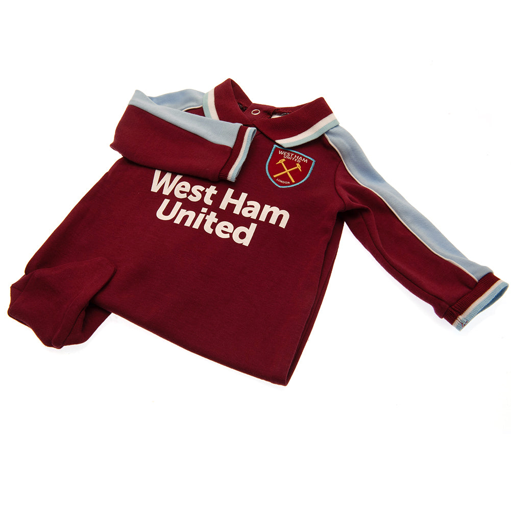 West Ham United FC Sleepsuit 12-18 Mths CS - Officially licensed merchandise.