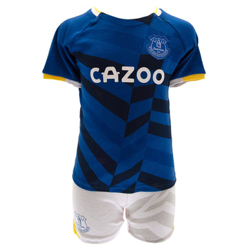 Everton FC Shirt & Short Set 12-18 Mths - Officially licensed merchandise.