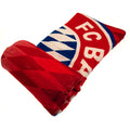 FC Bayern Munich Fleece Blanket - Officially licensed merchandise.