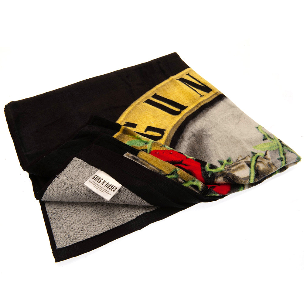 Guns N Roses Towel - Officially licensed merchandise.