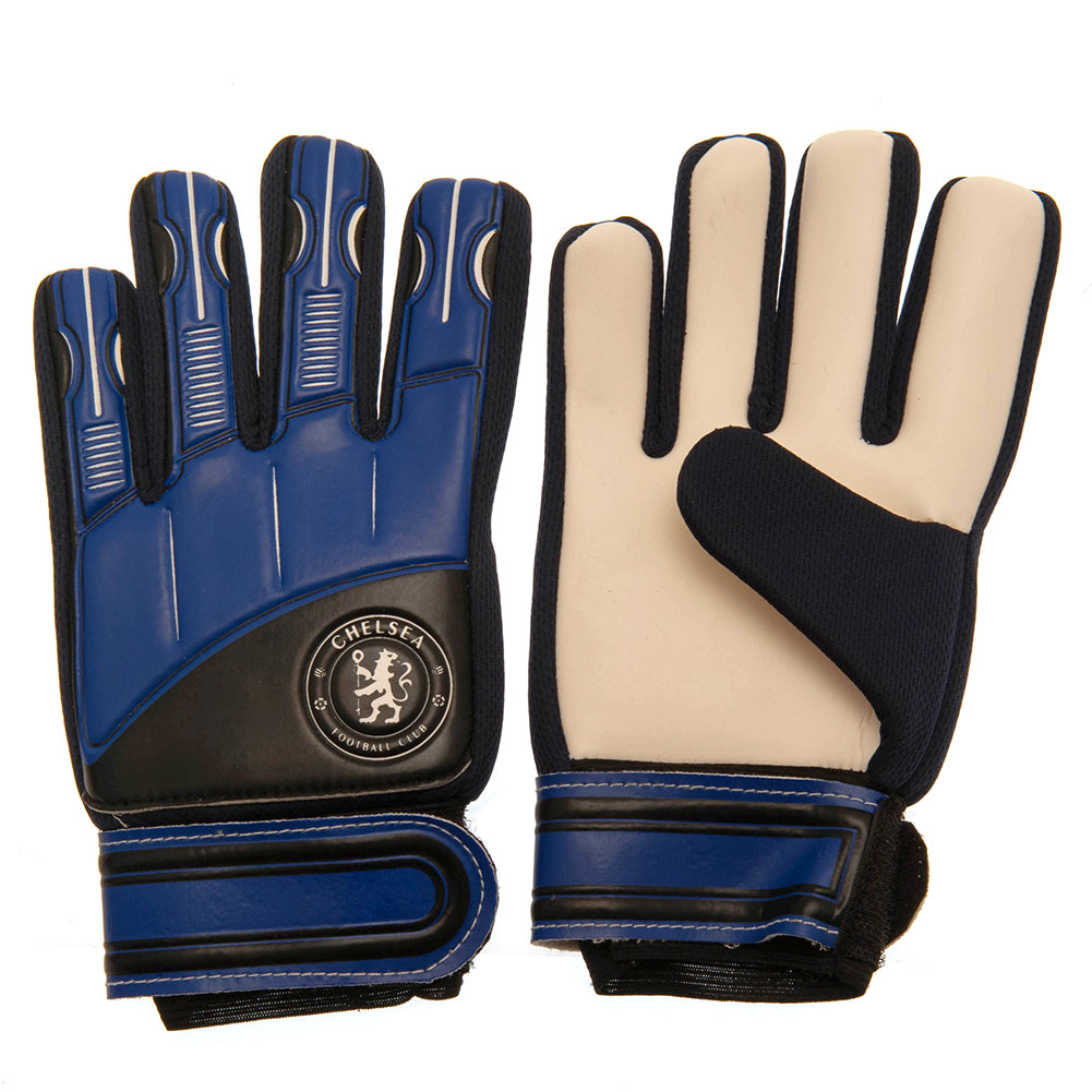 Chelsea FC Goalkeeper Gloves Kids DT - Officially licensed merchandise.