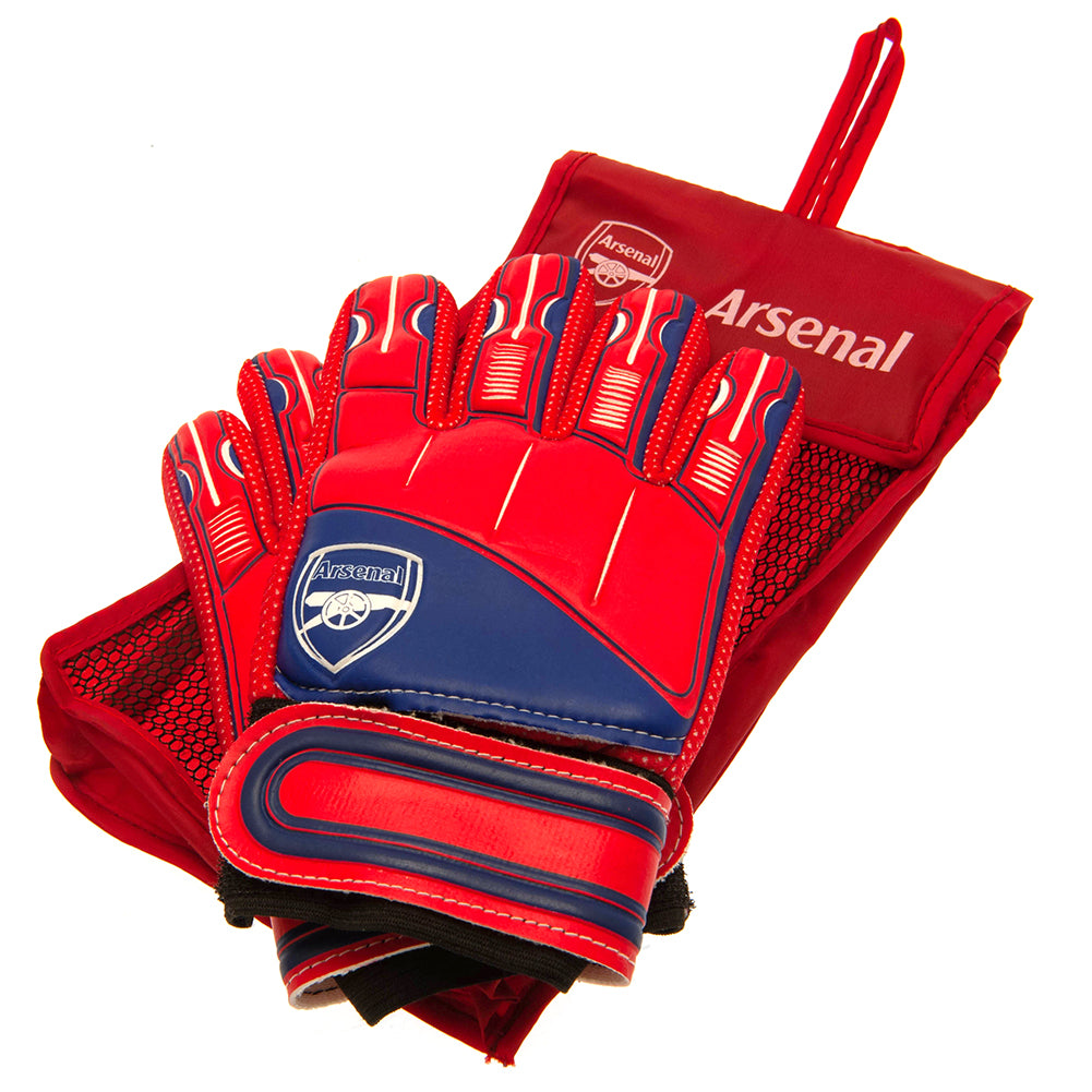 Arsenal FC Goalkeeper Gloves Kids DT - Officially licensed merchandise.