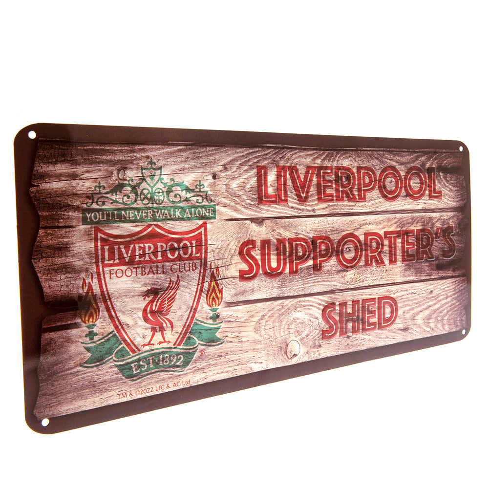 Liverpool FC Shed Sign - Officially licensed merchandise.