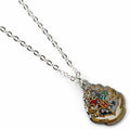Harry Potter Silver Plated Necklace Hogwarts - Officially licensed merchandise.