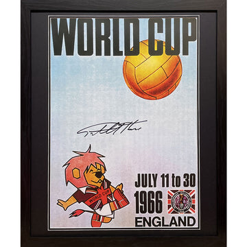 England FA 1966 Sir Geoff Hurst Signed Framed Print - Officially licensed merchandise.